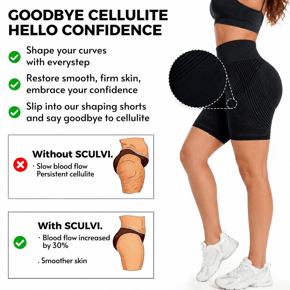 3D-Anti Cellulite Short Legging
