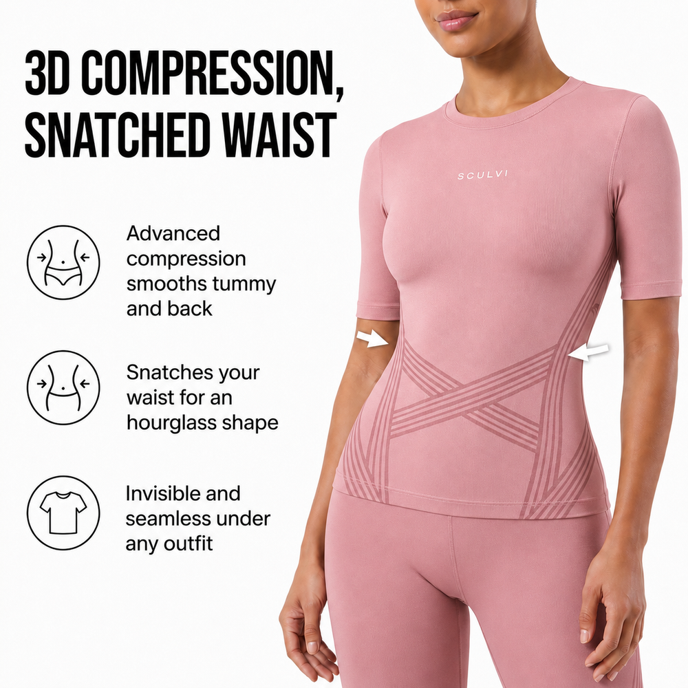 3D-Anti Cellulite Tee-shirt